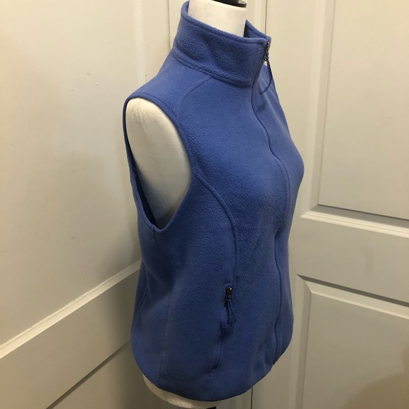 L l bean winter snow ski fleece vest size small - Picture 2 of 4